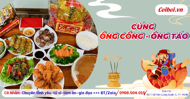Cúng ông Công ông Táo: Ý nghĩa, lễ vật, ngày giờ cúng và nghi lễ