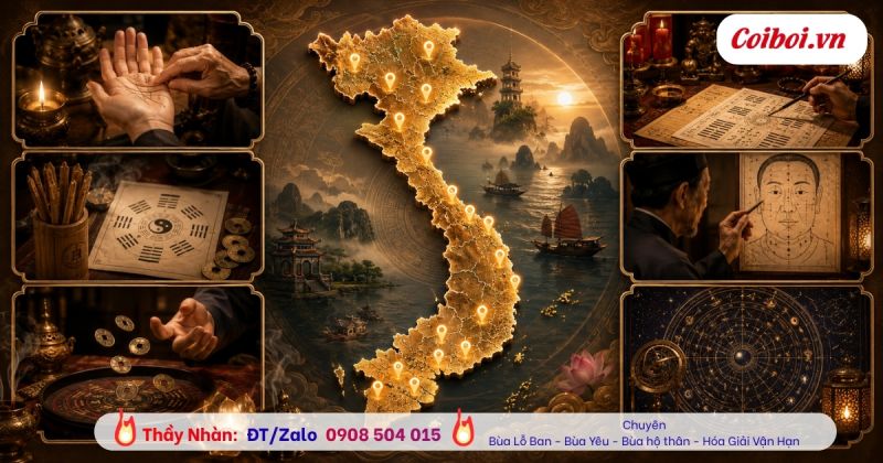 Tổng hợp địa điểm coi bói tại Việt Nam uy tín theo từng tỉnh thành